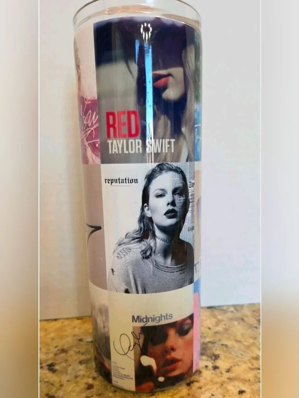 20 Oz Inspired By Taylor Swift Skinny Sublimation Tumbler Zonegrace Stainless
